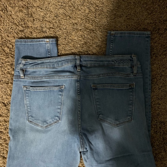 Vigoss Light Blue Distressed Skinny Jeans - Picture 4 of 4